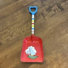 Vintage 1950's Children's Painted Metal Sand Shovel w/Ship MINT By Ohio Art