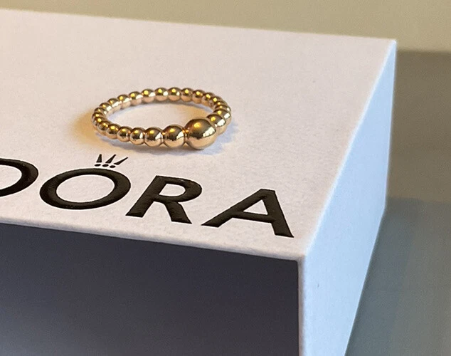 Pandora String Of Beads Ring Size 54 Brand New Boxed