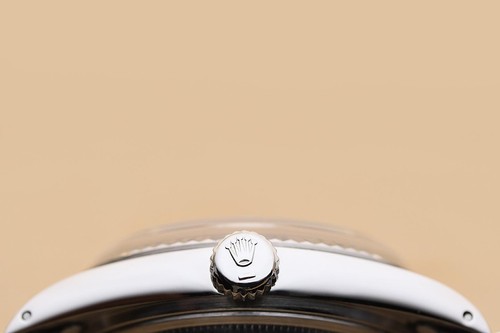 ROLEX MENS DATEJUST BLACK DIAL 18K GOLD STEEL 16234 WATCH w/ ROLEX JUBILEE BAND - Picture 9 of 9