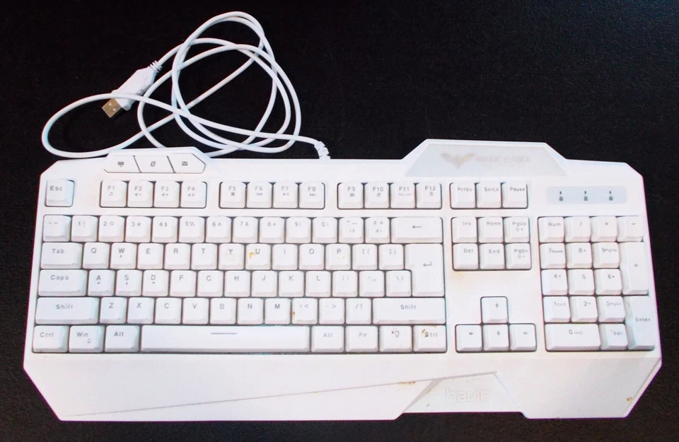 GAMING 3pc SET: Havit Keyboard, Red Dragon Mouse, Havit Cooling Pad WORKS GREAT! - Image 2 of 4