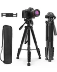 Aureday 74’’ Camera Tripod with Travel Bag, Wireless Remote