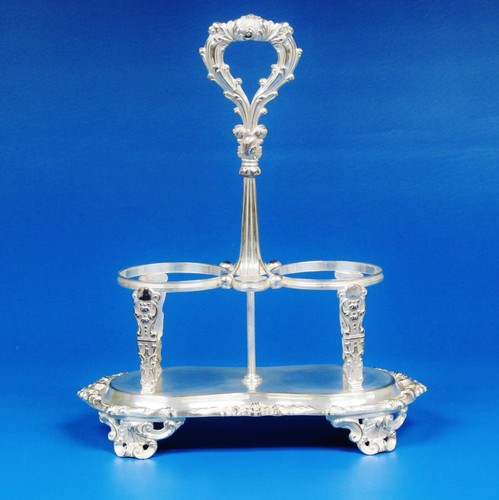 Fantastic Quality Antique Victorian Panel Cut Glass Decanters & Original Stand. - Picture 18 of 23