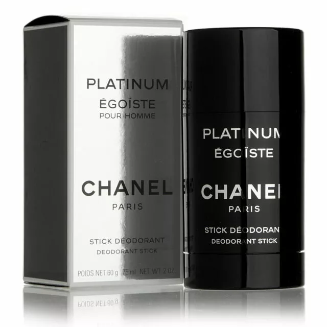 CHANEL EGOISTE PLATINUM for Men Deodorant Stick 2.0oz / 75ml / 60g NEW IN  BOX