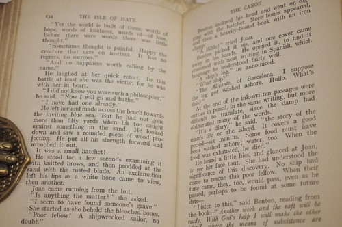 * Rare * Alan Dare The Isle of Hate in D/J Early Reprint Circa 1925 - Imagen 9 de 9