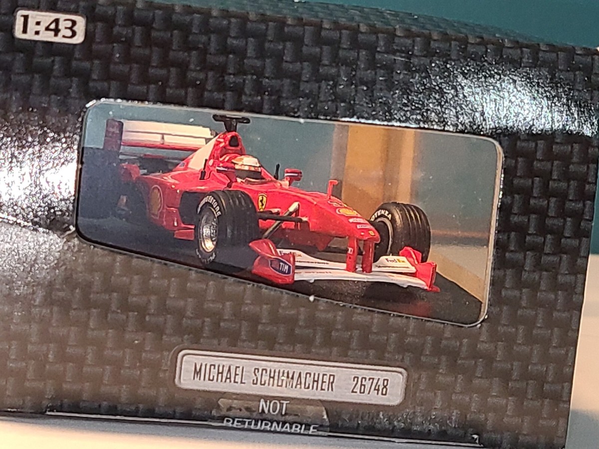 1/43 F1 ホットウィール　フェラーリ F1-2000 Hotwheels 1/43 Ferrari F1-2000 Michael Schumacher | eBay