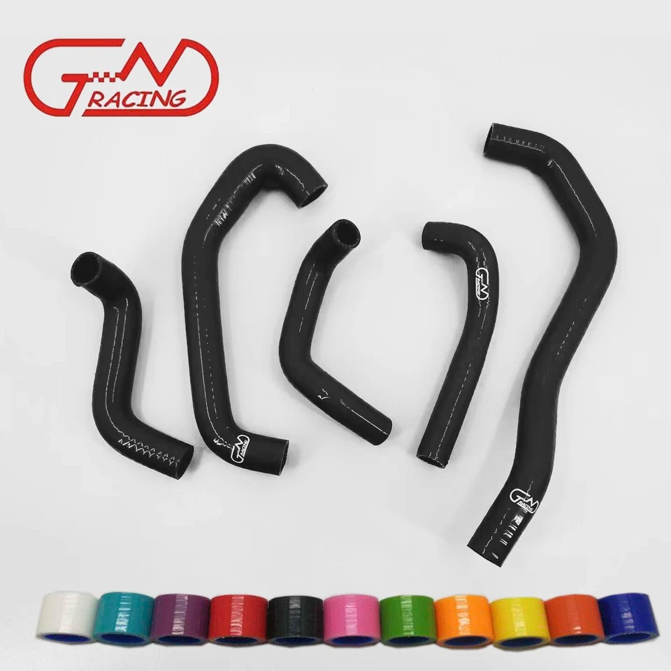 Kit de manguera de refrigerante de radiador de silicona Fit 1989-1998 Suzuki Bandit 400 GSF400 1990 Foto 2 de 4
