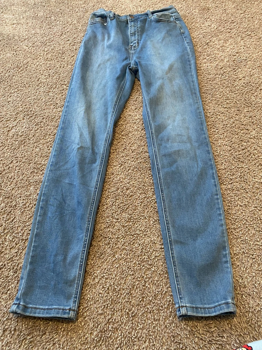 Fashion Nova Vibrant Miu Womens Medium Wash High Rise Skinny Jeans