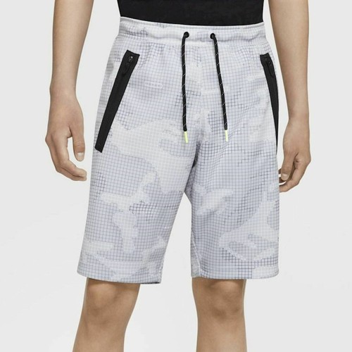 NWT Men’s Nike Sportswear Air Max Grid Shorts Grey Fog CW5390-097 XSmall - Picture 2 of 5