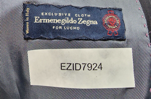 Ermenegildo Zegna Venezia 100% Wool Pinstripe Jacket Blazer Mens Size 40R - Picture 19 of 19