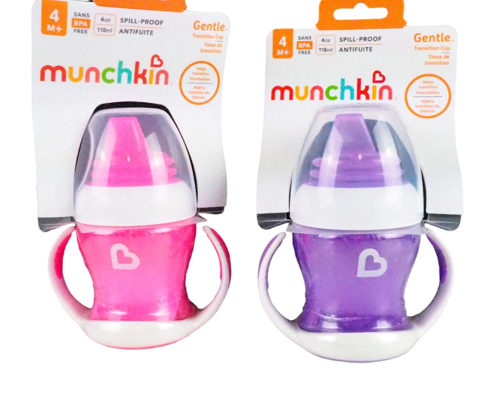 Munchkin Gentle Transition Pink Trainer Cup 4oz