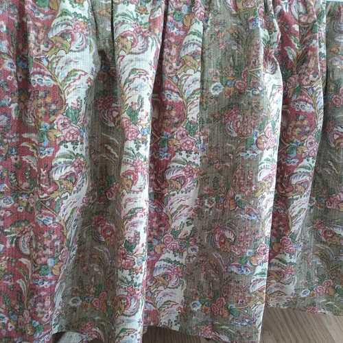 Ralph Lauren Hearthside Twin Size Bed Skirt 14” Drop Multicolor Print - Picture 5 of 10