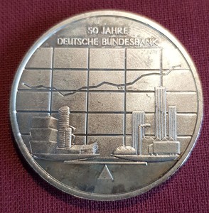Brd 10 Euro 2007 50 Jahre Deutsche Bundesbank Mzz J Ebay