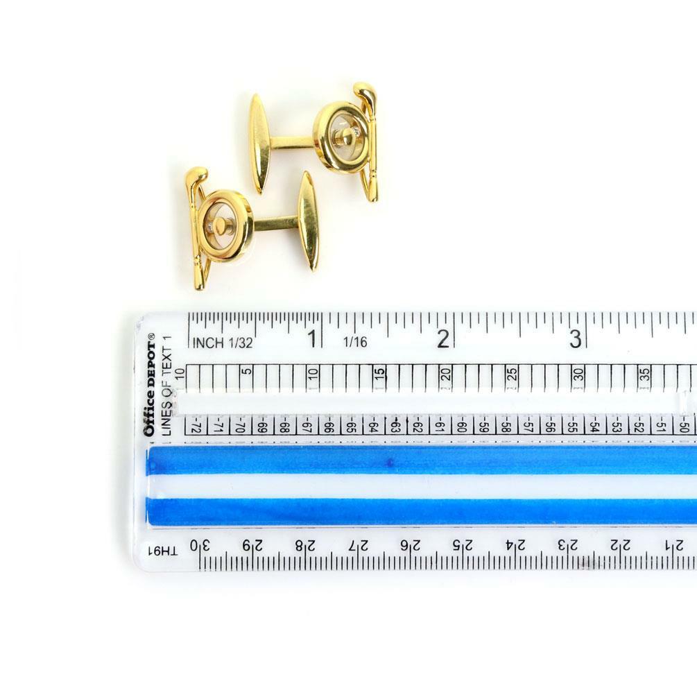 ショパール カフスリンク 18K Chopard Happy Diamond 18k Yellow Gold Golf Club Stud