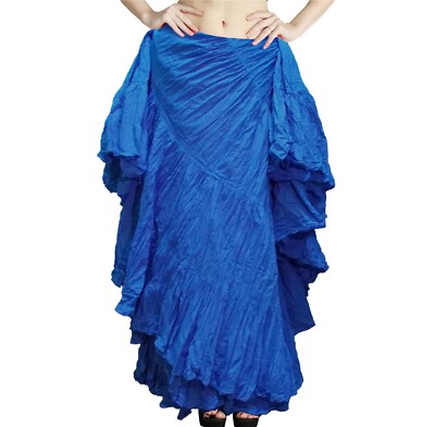 25 Yard Tribal Gypsy Skirt, Belly Dance Skirt 100% Cotton Fabric