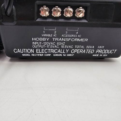 Tech 4 MRC600 AC Hobby Transformer For AC Powered Locomotives Tested CIB - Picture 8 of 12