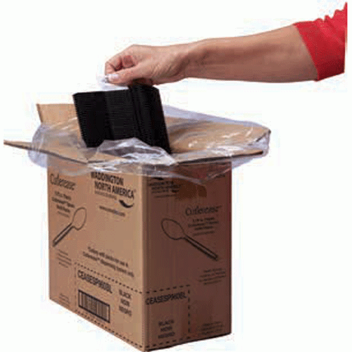 Cutlerease CEASEFK960BL Forks, Refill Packs, Black | 960/Case (Spoon) - Bild 2 von 3