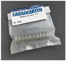 Team Associated 7435 RC10/RC10T Rear Shock Springs (2.75lb/Gold) (2) [ASC7435]