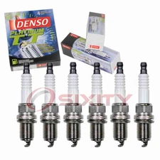 6 pc Denso Platinum TT Spark Plugs for 1988-1993 Toyota Camry 2.5L 3.0L V6 by