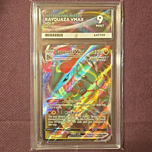 The Pokémon Company Pokémon TCG Rayquaza VMAX 102/159 Crown Zenith Holo ACE 9