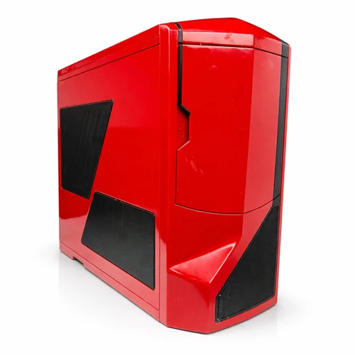 ?️ NZXT Phantom 410 Red PC Case - Retro Gaming - ATX - VGC