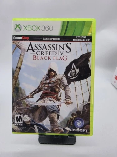 Assassin's Creed IV Black Flag Gamestop Edition Xbox 360 Cib Complete Near Mint