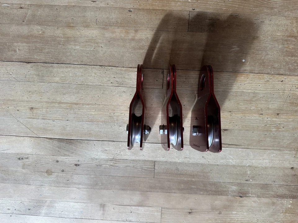 Lote de 3 poleas CMI 1/2" prusic minding.   Polea de buje de aluminio Foto 4 de 4