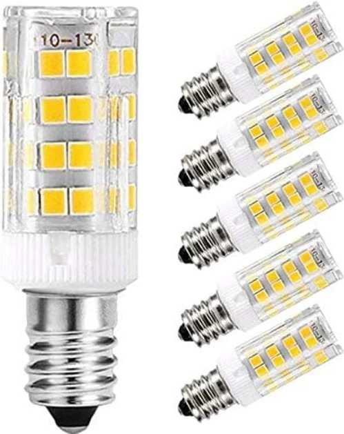 Energy Saving 5W LED Bulbs, Equivalent to 40W Incandescent, E14 Base - 5 Pack - Image 3 of 4