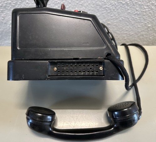 Telefon mit Kurbel und Wählscheibe - Zw UW 25b - Fernsprecher Antik - Afbeelding 4 van 11