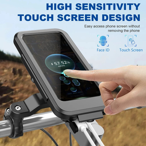 Support Téléphone Moto Étanche 20W Chargeur Rapide 15W Support Chargeur Sans Fil - Photo 22 sur 26