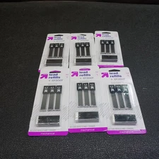 Lot Of 6 Up & Up Target Lead and Eraser Refills 0.5 mm - 90 Refills & 1 Eraser