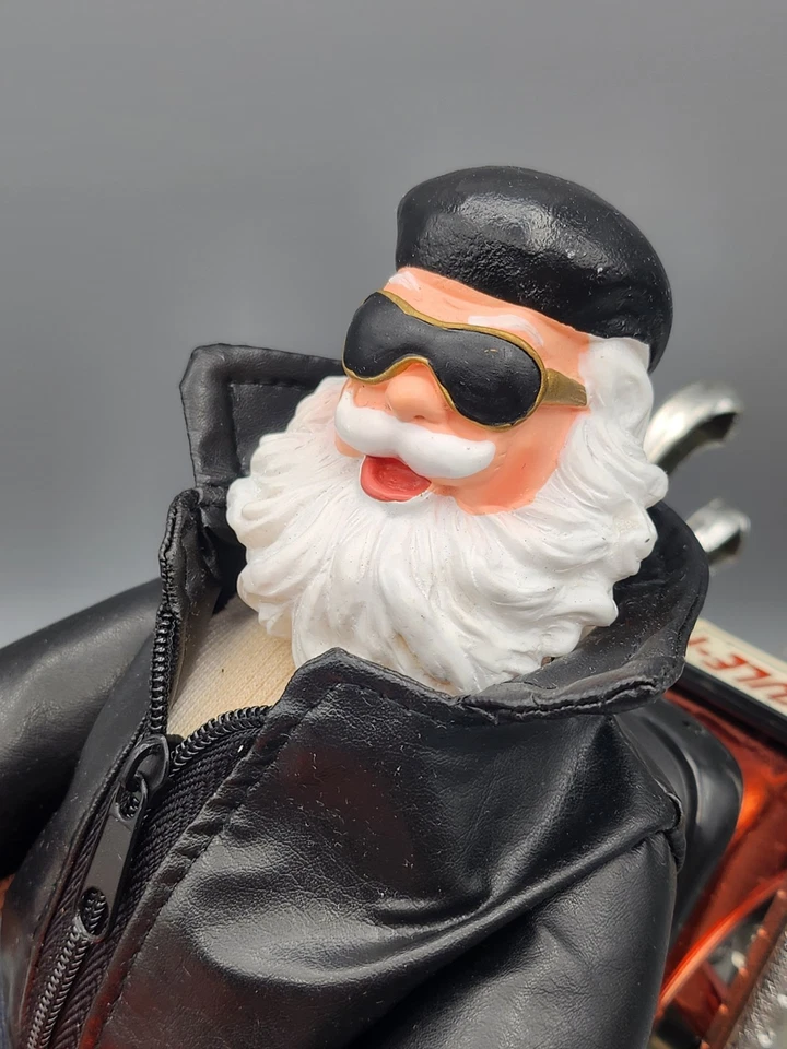 Christmas Santa Claus On Motorcycle - Animated to "Born to be Wild" - Image 2 of 4