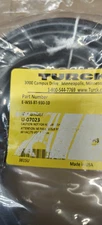TURCK  E-WSS 8T-930-10  8 PIN M12 RIGHT ANGELED MALE CONNECTOR 10m  U-07023  NEW