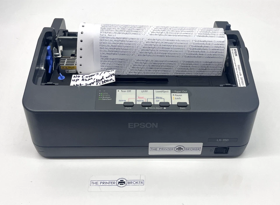 Epson LX-350 A4 Mono Dot Matrix Printer C11CC24032 - Image 2 of 4
