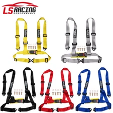 US STOCK Adjustable 2" 4 Point Racing Car Harness Belt Strap for JDM
