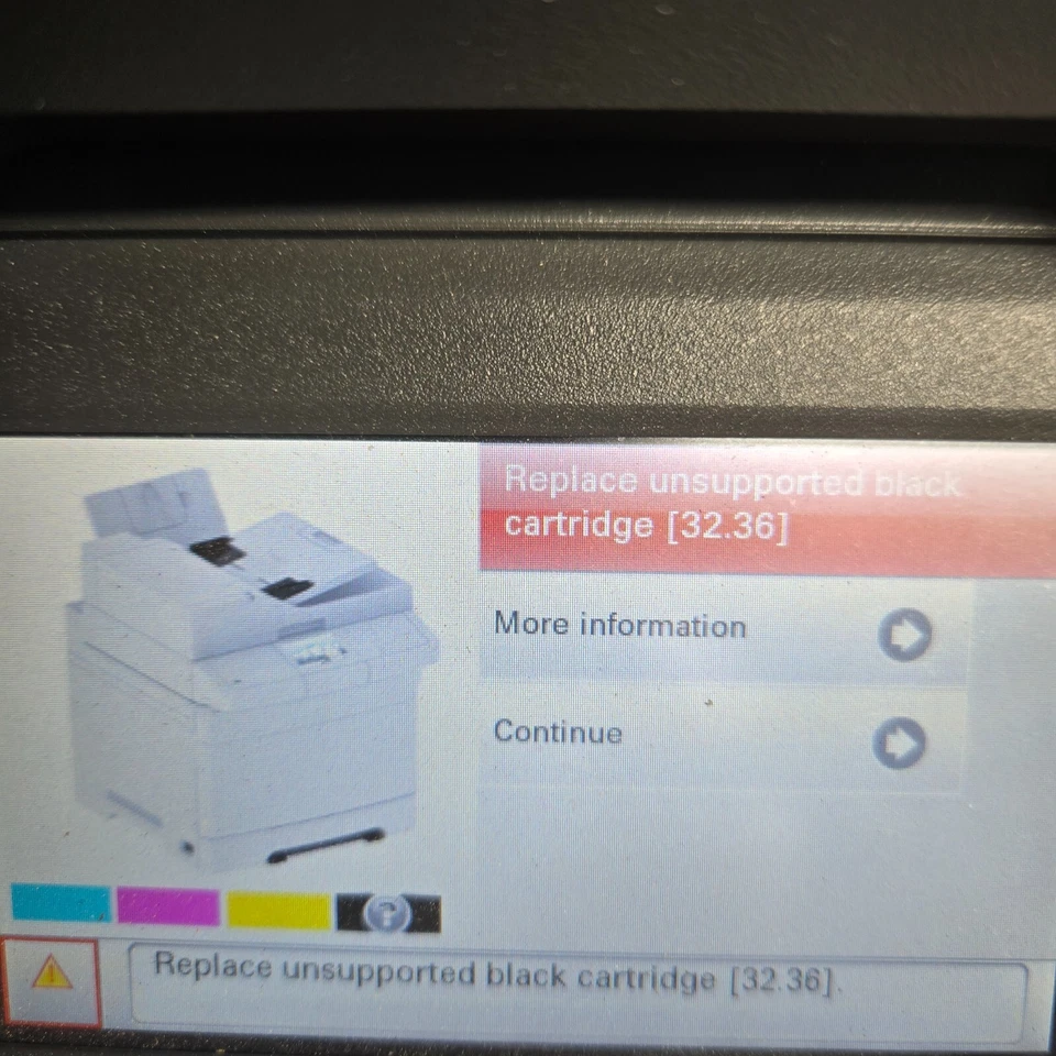 Lexmark CX410de NFC All-In-One Color Laser Printer Scanner - Image 3 of 4