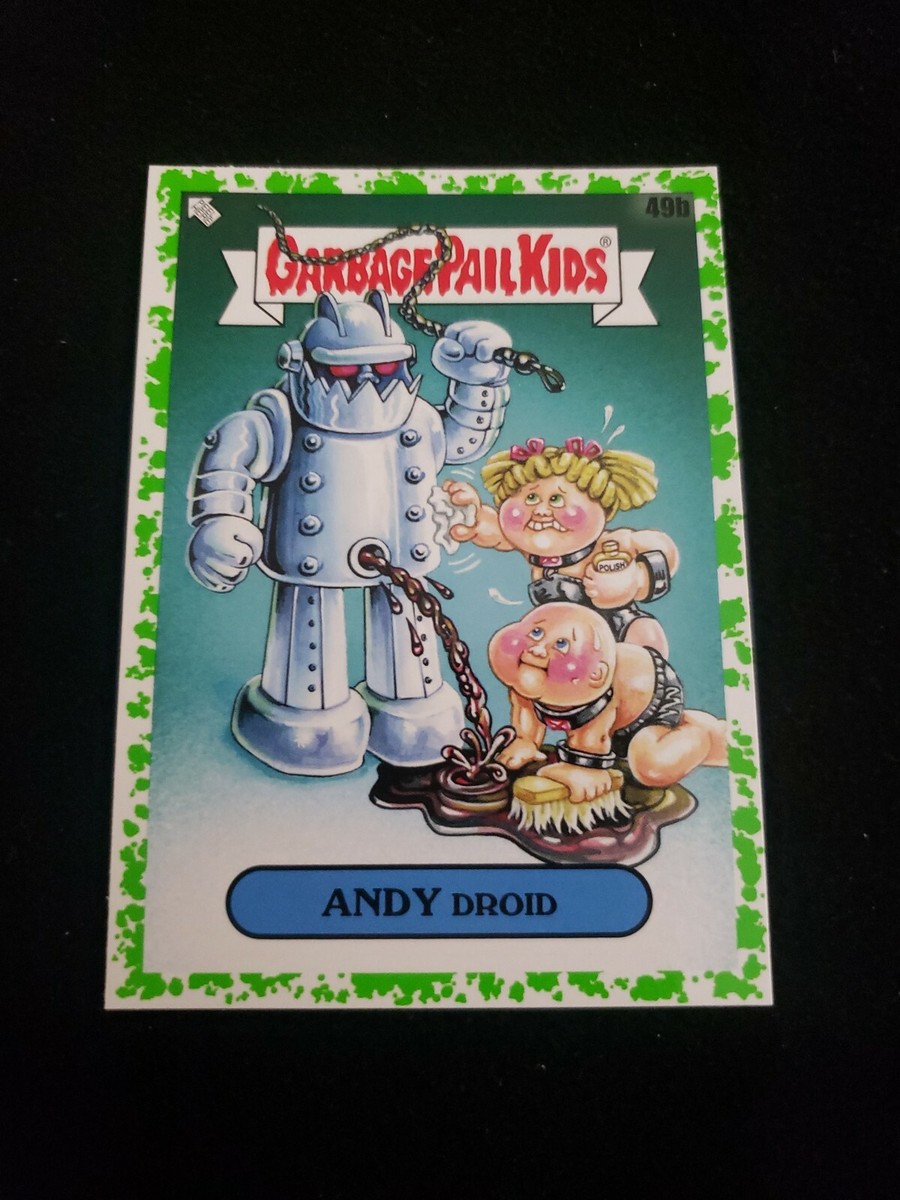 2020 Garbage Pail Kids 35th ANNIVERSARY GREEN 49b ANDY DROID GPK
