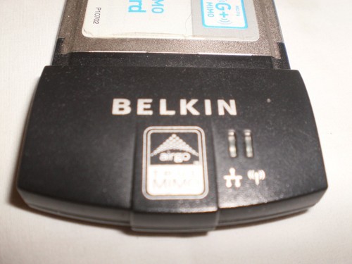 Tarjeta inalámbrica para portátil Belkin inalámbrica G Plus Mimo F5D9010 125 Mbps 2,4 GHz PCMCIA - Imagen 2 de 5