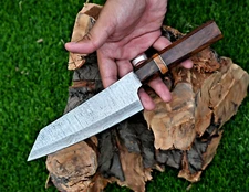 Damascus Chef Knife Custom Made Kitchen Knife -Hand Forged Damascus Steel 2735