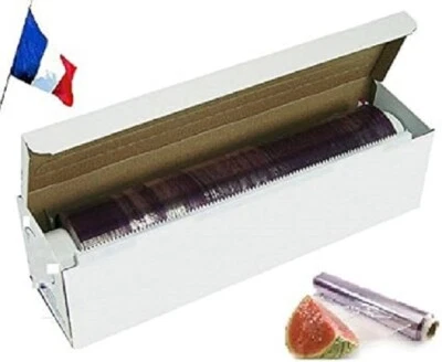 JORISELECTION FILM ETIRABLE ALIMENTAIRE 30 CM X 300 M CUISINE avec boite distributrice