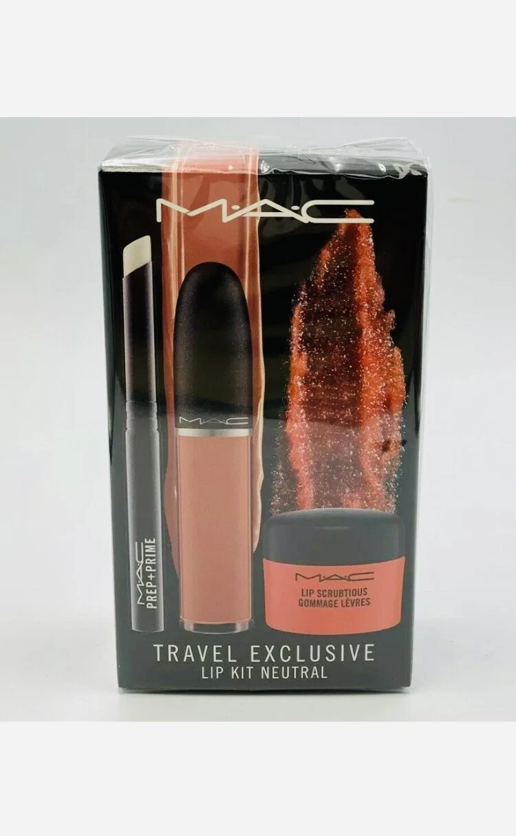 MAC Travel Exclusive Lip Kit Neutral 3 Piece Set