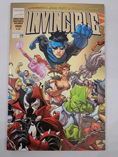 Invincible #60 cover(italian #32 Variant numbered 928 of 1500) Wrap Around Cover