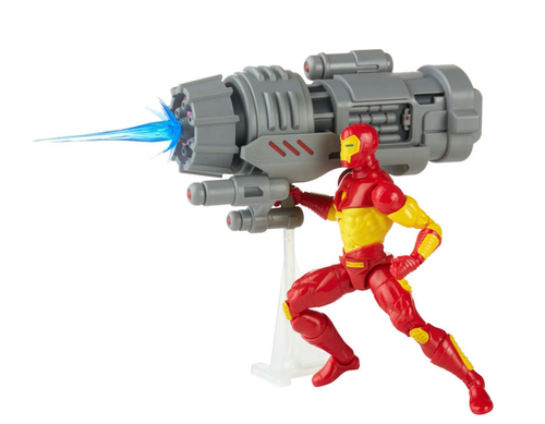 Figura de acción Hasbro Marvel Legends Series Retro Iron Man 6 pulgadas con Big Canon - Imagen 2 de 6