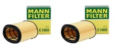 Mann Set of 2 Air Filters For Porsche 911 Panamera