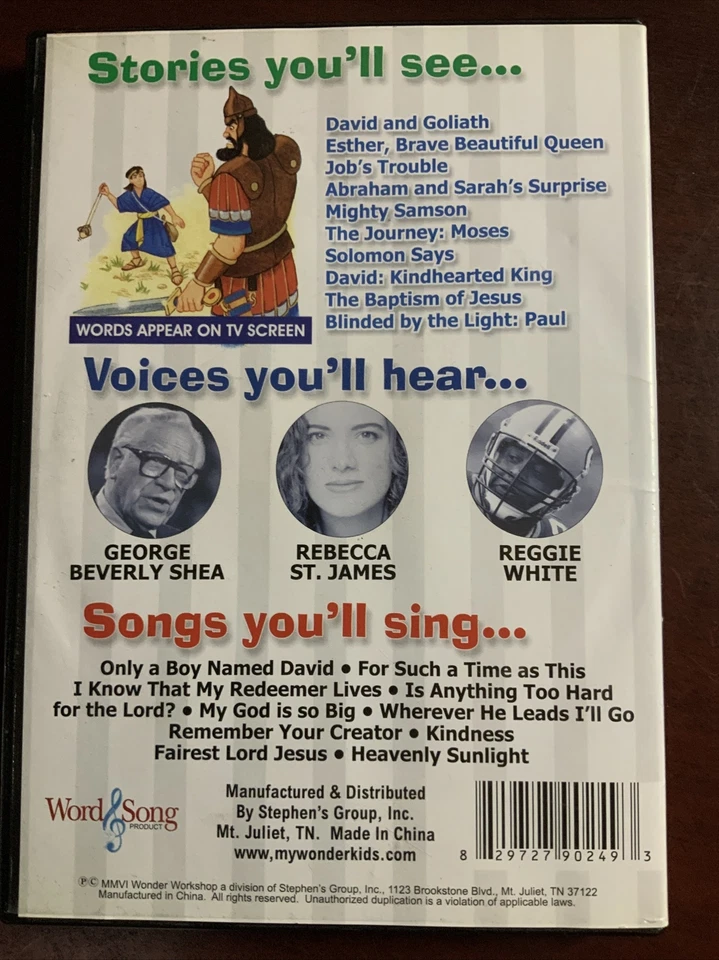 DVD Awesome Heroes in the Bible - Изображение 3 из 3