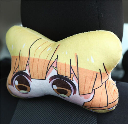 Nuevo Anime Demon Slayer Asiento de Coche Reposacabezas Cabeza Cuello Reposacabezas Soporte Cojín de Felpa - Imagen 3 de 25
