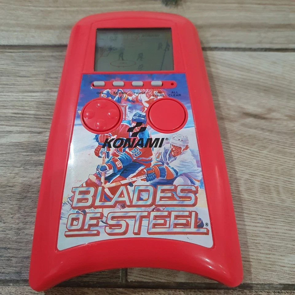 Vintage KONAMI BLADES OF STEEL Handheld Hockey Electronic Game - image 2 of 4