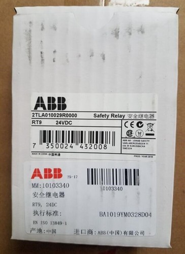 Relé de seguridad ABB 2TLA010029R0000 1 PIEZA nuevo en caja - 1 año de garantía - Imagen 2 de 2