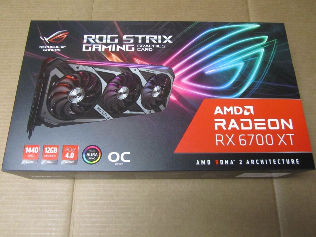 ROG-STRIX-RX6700XT-O12G-GAMING - ASUS ROG STRIX Radeon RX 6700 XT OC  Edition Gam