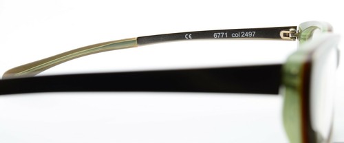 MIKLI par MIKLI Brille Mod. 6771 Col. 2497 Olive Messing Damen Gestell Flach - Picture 6 of 10