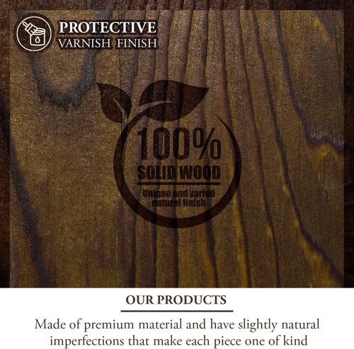 Wall Mountable Brown Wood Suggestion Box w/ Comment Card Slot, Pen Holder, Keys - Picture 7 of 7
